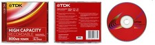 TDK CD-R90 High Capacity 800MB / 90 MINUTES – Recordable CDR Disc