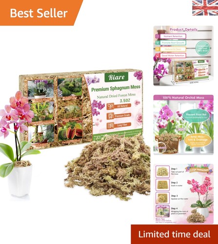 100g natural sphagnum moss - 100g,