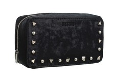 Bessie London Studs Velvet Crossbody & Bum Bag