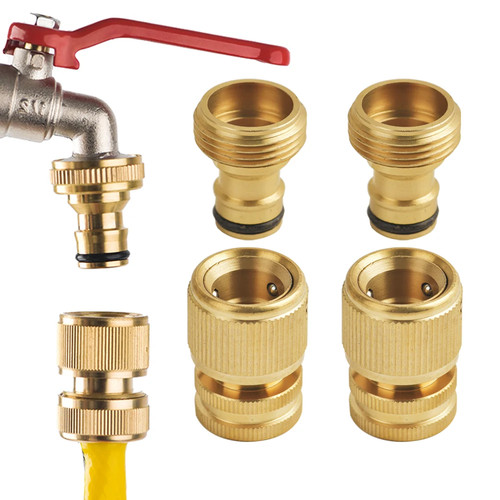 Set brass garden hose quick - garden,
