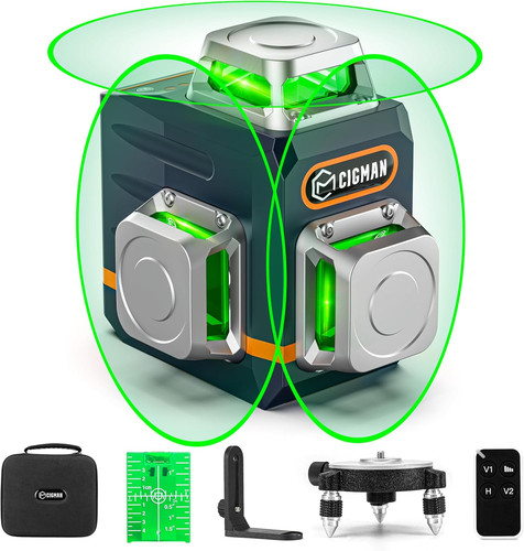 Green laser level 3x360 - laser, 3x360°