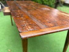 Elegant, antique french pine farmhouse refectory table