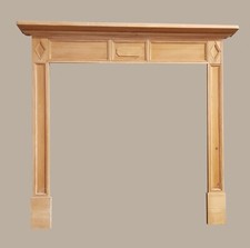 Antique Georgian pine fire surround 