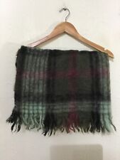 Robert Burns Mohair/Wool Green mix Scarf