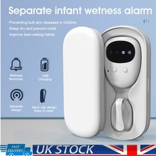 Wireless Bedwetting Alarm Pee Alarm with Receiver & amp Clip-on Transmitter UK