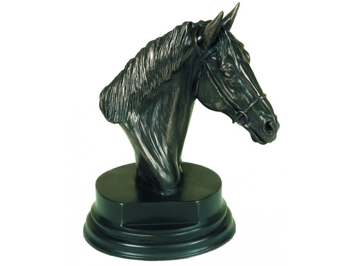 Genesis horses head bronze - horses,
