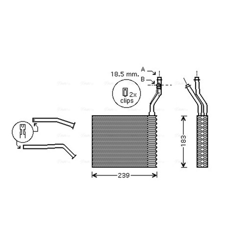 Heater matrix for ford focus - for,