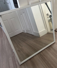 Ikea White Square Mirror 65cm