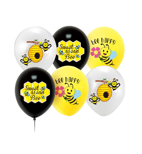 Bee balloon honeycomb - bee,