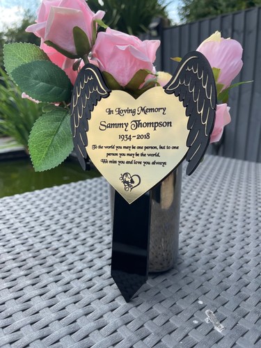 Memorial plaque personalised - memorial, plaque,