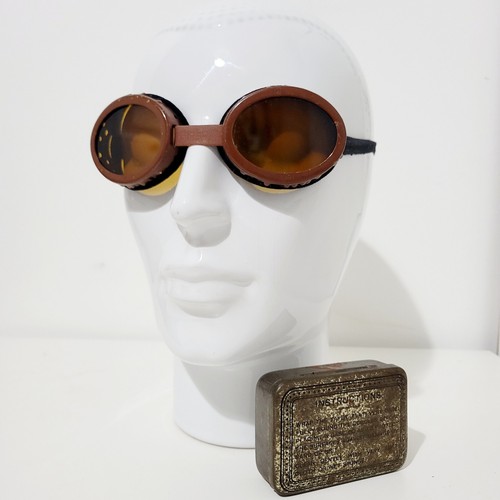Ww2 1941 dated desert goggles - ww2,