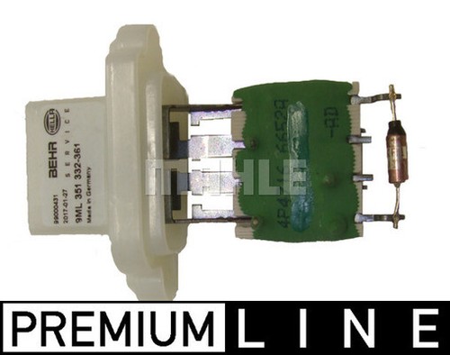 Abr 000p mahle resistor - abr,