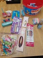 PARTY ITEMS CELEBRATIONS BIRTHDAY 40 POPPERS CANDLES HAT EARS EVERYTHING SEEN