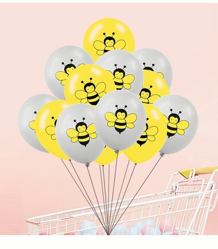 Bee balloon farm birthday - bee,