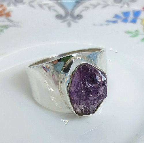 Large rough amethyst - large,