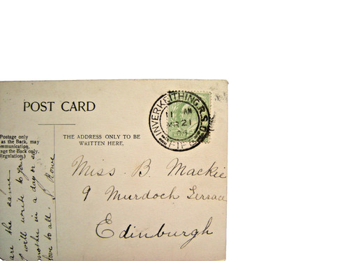 Postmark inverkeithing s o - postmark.,
