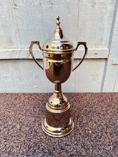 ? Silver Trophy No Engraving Vintage Used Cup Award Ideal Display or Repurpose