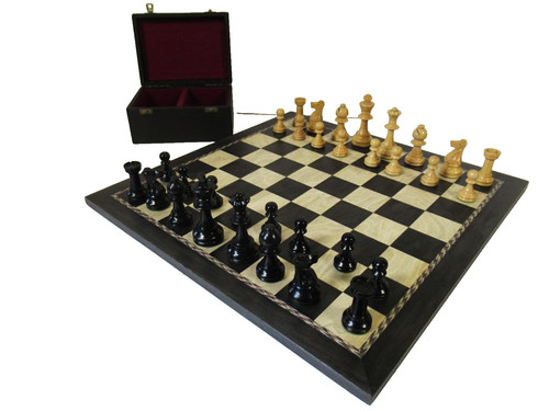 Vintage chess set chavet - set,