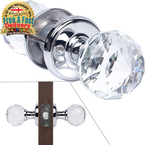 Crystal door handles - crystal,