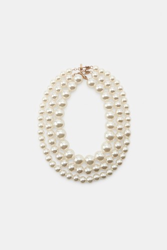 Zara double strand pearl - zara,