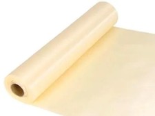 Colourfast Sheer Satin Fabric - 20 Metres x 29cm Roll - Champagne