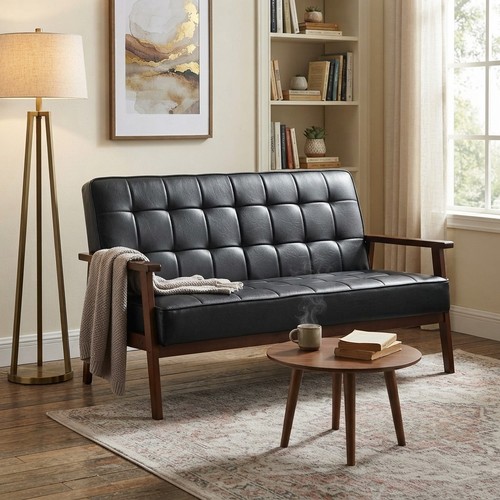 Chic black faux leather - chic,
