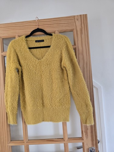 Mustard yellow fluffy - m&s,