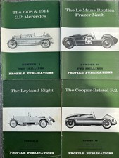 Racing and Sports Cars-Profile Publications Booklets 4 x No's 1,20,26,66