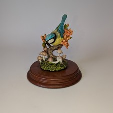 The Leonardo Collection Nature Studies 1991 Blue Tit Bird on Branch Ornament VGC