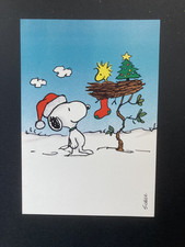 SUPERB SNOOPY  7" X 5"    XMAS