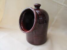 Vintage Denmead Pottery Brown Glazed Salt Pig