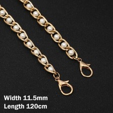 Pearl Purse Bead Chain Strap Hardware Handbags Chain Pearl Bag Chain