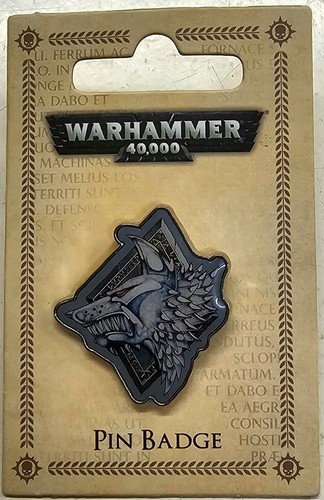 Space wolves metal - space, pin