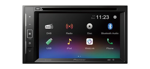 Pioneer avh a240dab - pioneer, 6.2”