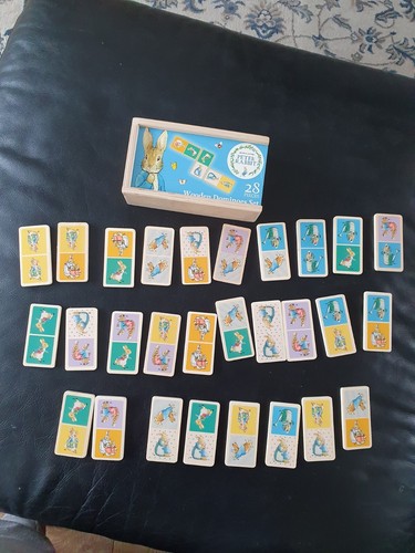 Peter rabbit wooden dominoes - rabbit,