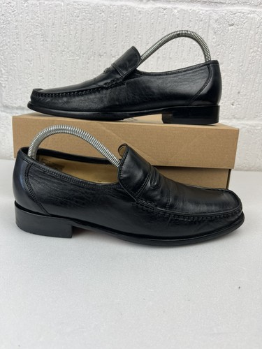 Loake black leather tiber - leather,