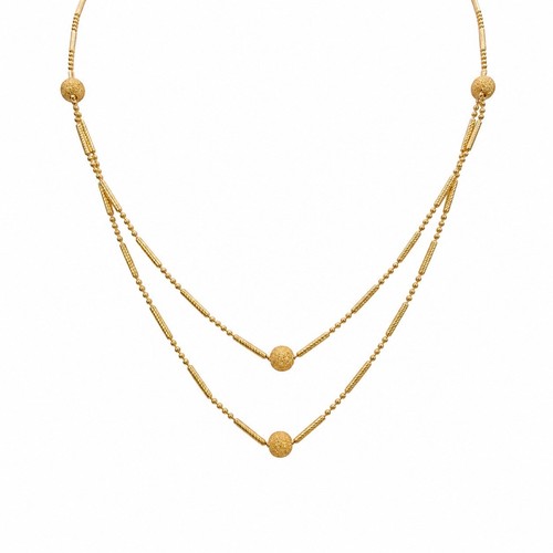 22ct yellow gold double - 22ct,