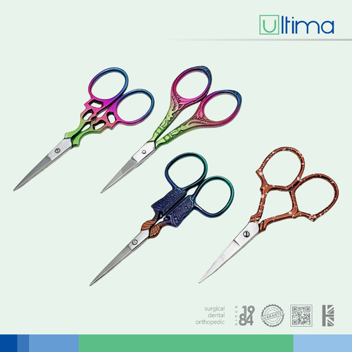 Stork embroidery scissors - stork,