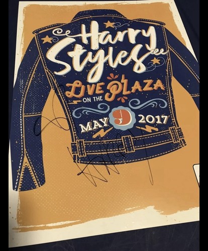 Harry styles signed lithograph - harry,