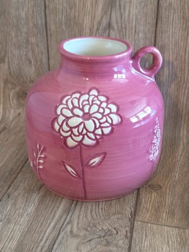 Next pink floral ceramic - ceramic, jug