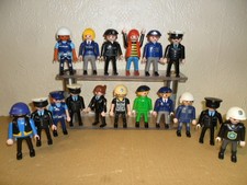 PLAYMOBIL POLICE OFFICERS Job Lot (Figures for car or police station,Bundle)