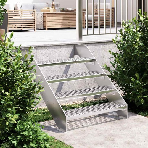 Grate step metal garden stair - metal,