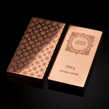 500g 99.9% Copper Bullion Bar