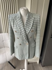 ZARA GREEN WHITE CHECK