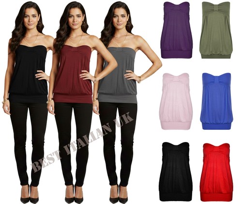 New ladies womens bandeau - bandeau, boob