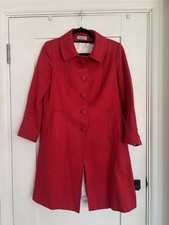 Vintage Red Tailored Coat Size