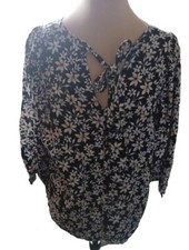 Primark Black Floral Soft