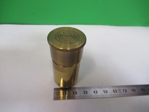 Antique empty brass can - empty, for