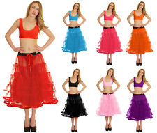 Retro Underskirt Petticoat 50s Net Tutu Fancy Skirt Swing Vintage Rockabilly New