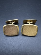 Vintage 18K Renf Rolled Gold Cufflinks by A&B – Mid Century Gentleman’s Dress
